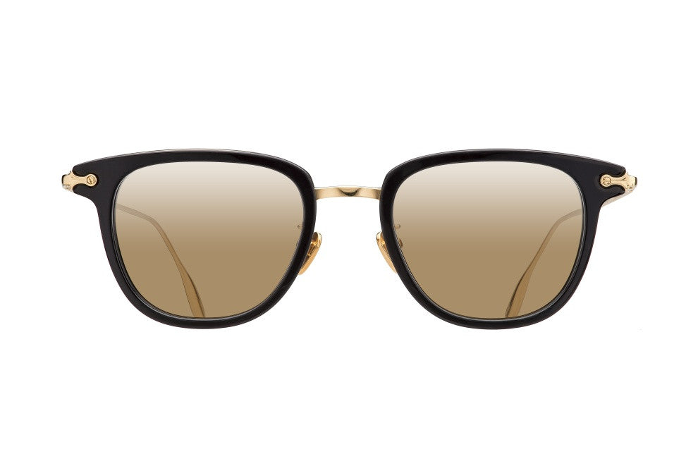 TORSO - BLACK PURE GOLD DALLOZ FLAT GOLD MIRROR LENSES