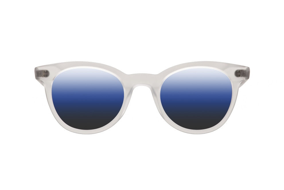 DR STRANGE LOVE - CRYSTAL MATTE DALLOZ BLUE MIRROR LENSES