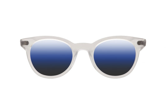 DR STRANGE LOVE - CRYSTAL MATTE DALLOZ BLUE MIRROR LENSES