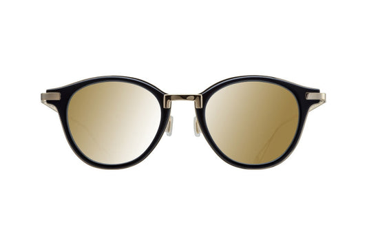TOKYO STORY  - BLACK DALLOZ FLAT GOLD MIRROR LENSES