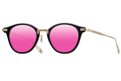 TOKYO STORY -BLACK YELLOW GOLD ZEISS PINK TINT LENSES