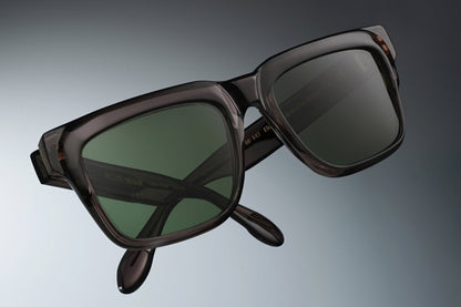 Black Square - Transparent Deep Brown - S