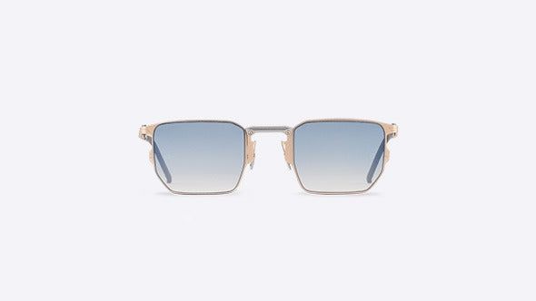 UL02M Rose Gold With Gradient Light Blue Lenses