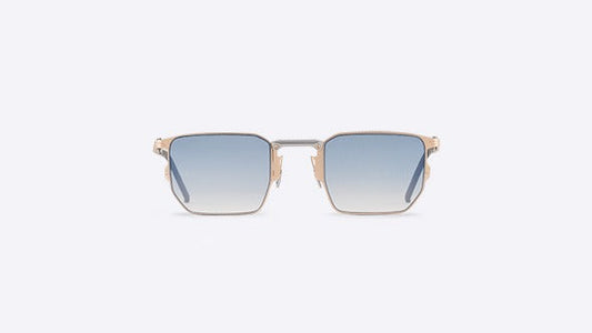 UL02M Rose Gold With Gradient Light Blue Lenses