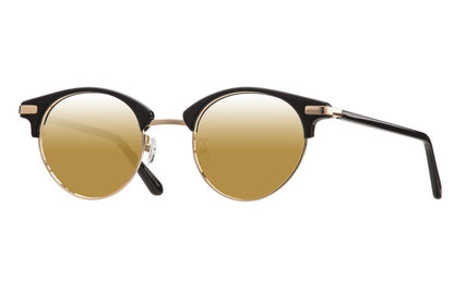 CONNOISSEUR - BLACK YELLOW GOLD DALLOZ GOLD MIRROR LENSES