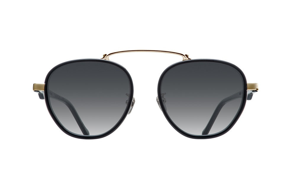 WILD BUNCH - BLACK YELLOW GOLD ZEISS FLAT GREY GRADED LENSES
