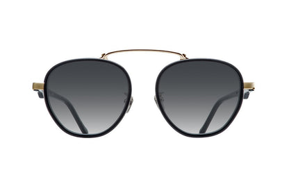 WILD BUNCH - BLACK YELLOW GOLD ZEISS FLAT GREY GRADED LENSES