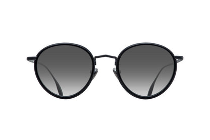 CONSTELLATION  - BLACK VOLCANIC METAL DALLOZ FLAT SILVER MIRROR LENSES