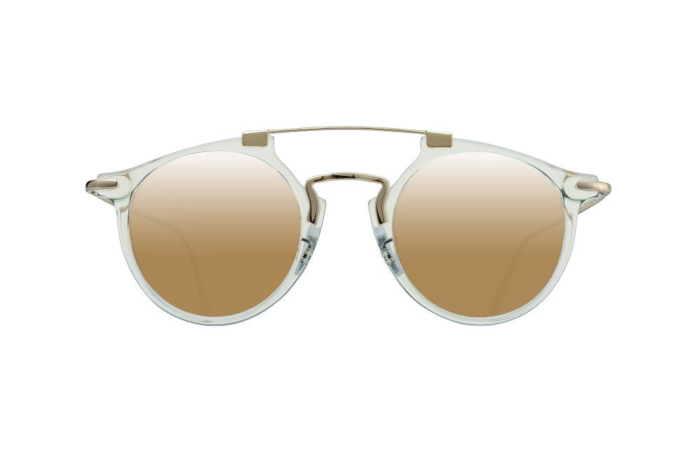 WILD TALES - PEACH ROYAL DALLOZ GOLD MIRROR LENSES