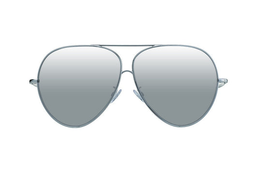 INTO THE WILD -  WHITE GOLD DALLOZ SILVER MIRROR LENSES