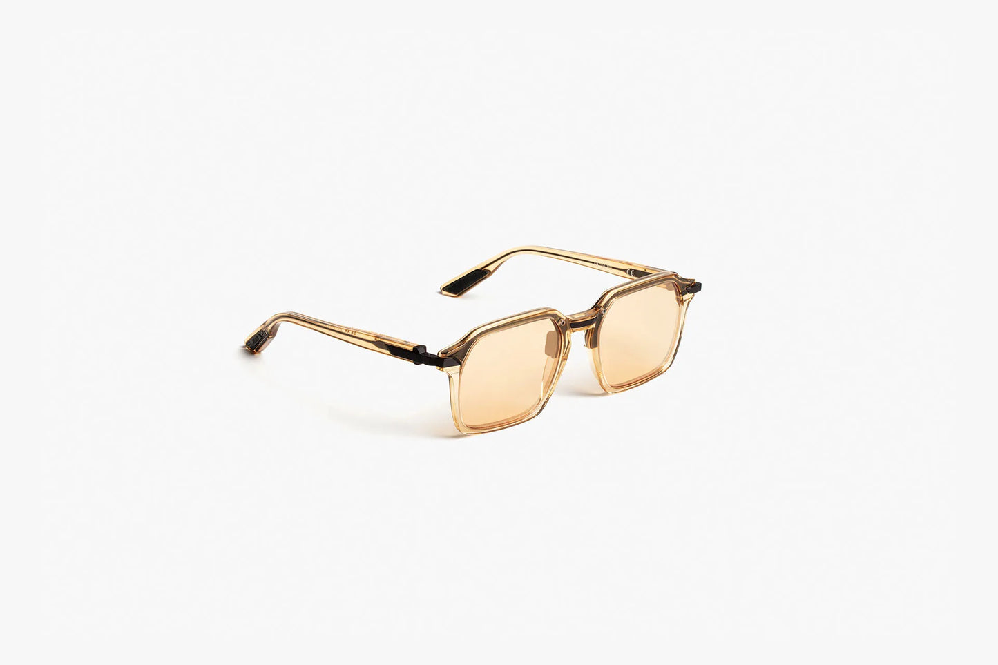 AC02 Whiskey With Flash Rose Gold Lenses