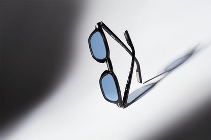 AC04 Black with Blue Lenses