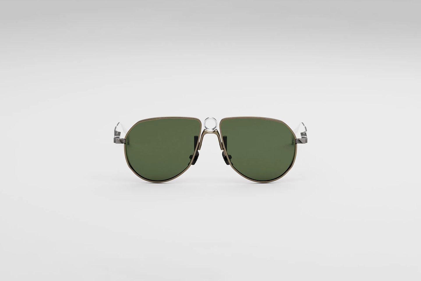 APEX 09 Antique Gun/Silver Green Lenses