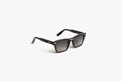 AS 02 Black Rose Gold with Gradient Grey Lenses