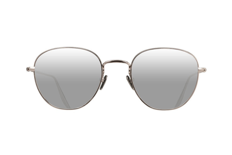BIRD IN SPACE -  WHITE GOLD DALLOZ FLAT SILVER MIRROR LENSES
