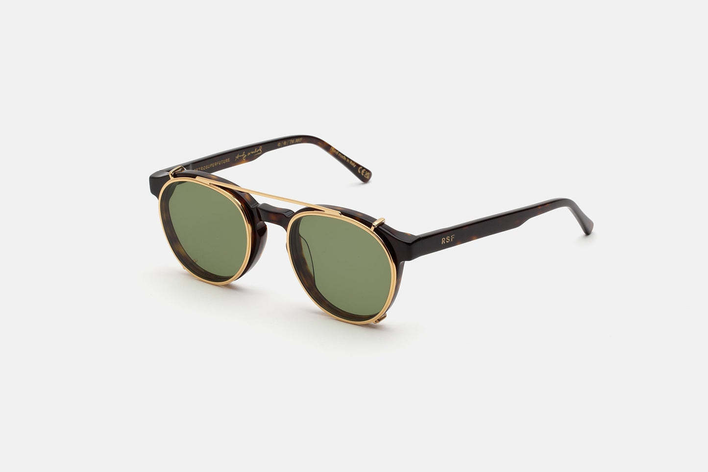 Clip-on The Warhol Gold Green