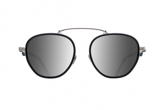 WILD BUNCH BLACK WHITE GOLD DALLOZ FLAT SILVER MIRROR LENSES
