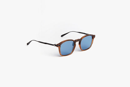 Inceptus 02-C2 Light Brown with Blue Lenses