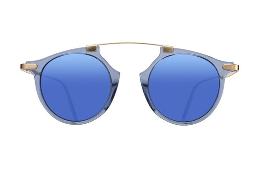 LAST TEMPTATION  - NOIR BLUE DALLOZ FLAT BLUE MIRROR LENSES