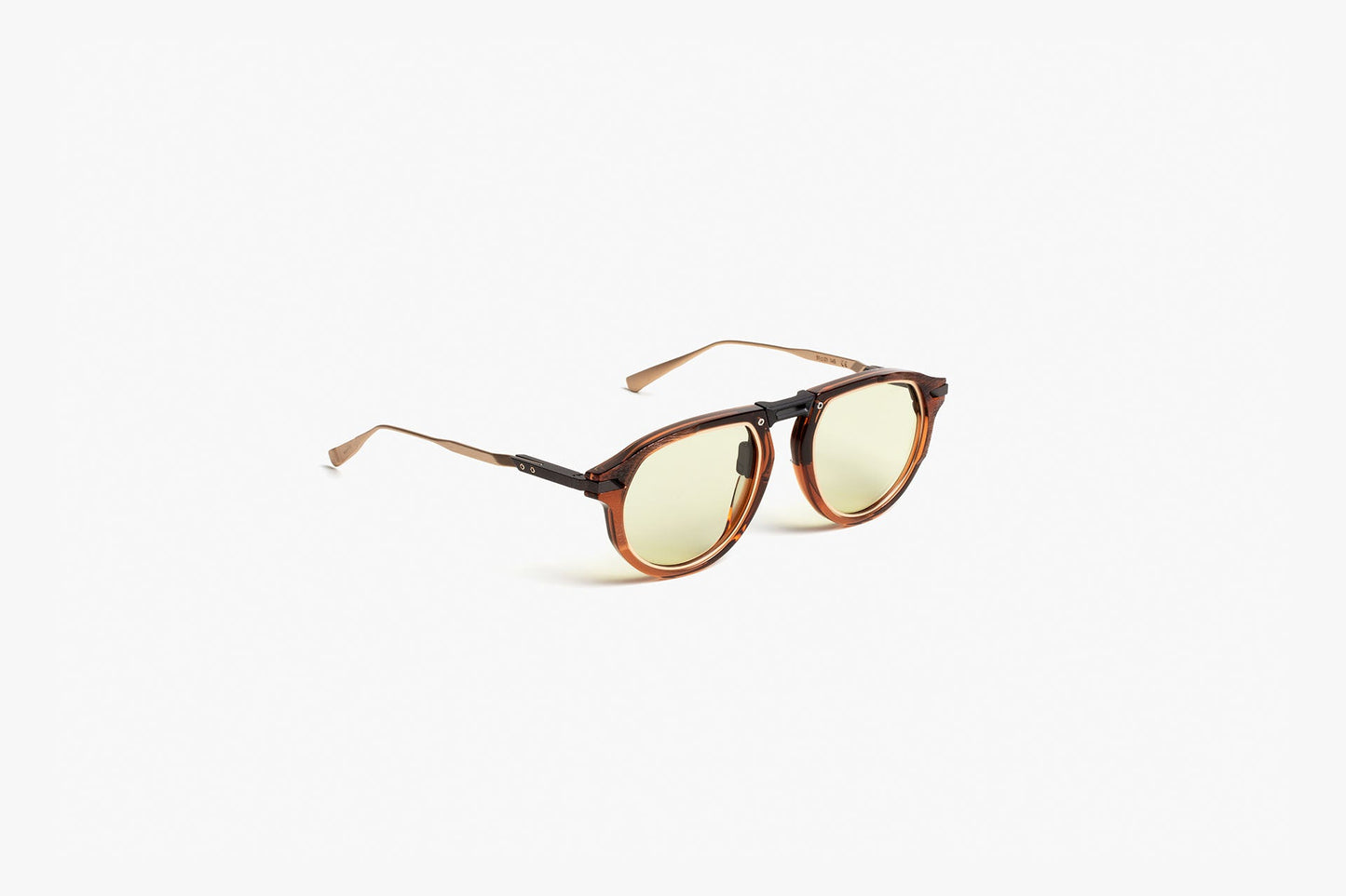 LT 03A Light Brown with Light Green Lenses