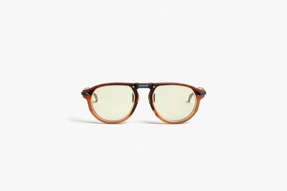 LT 03A Light Brown with Light Green Lenses