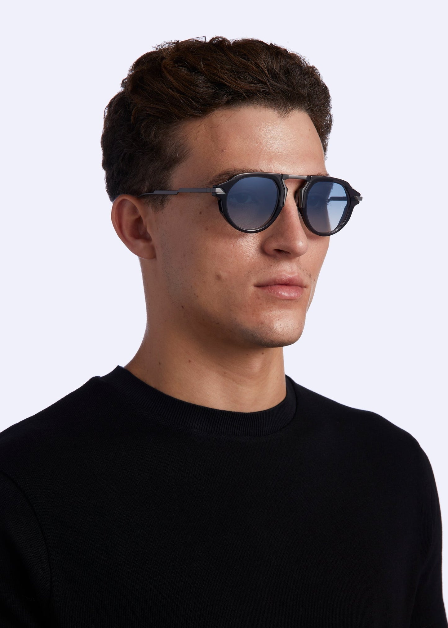 Angelo Black Gradient Light Blue