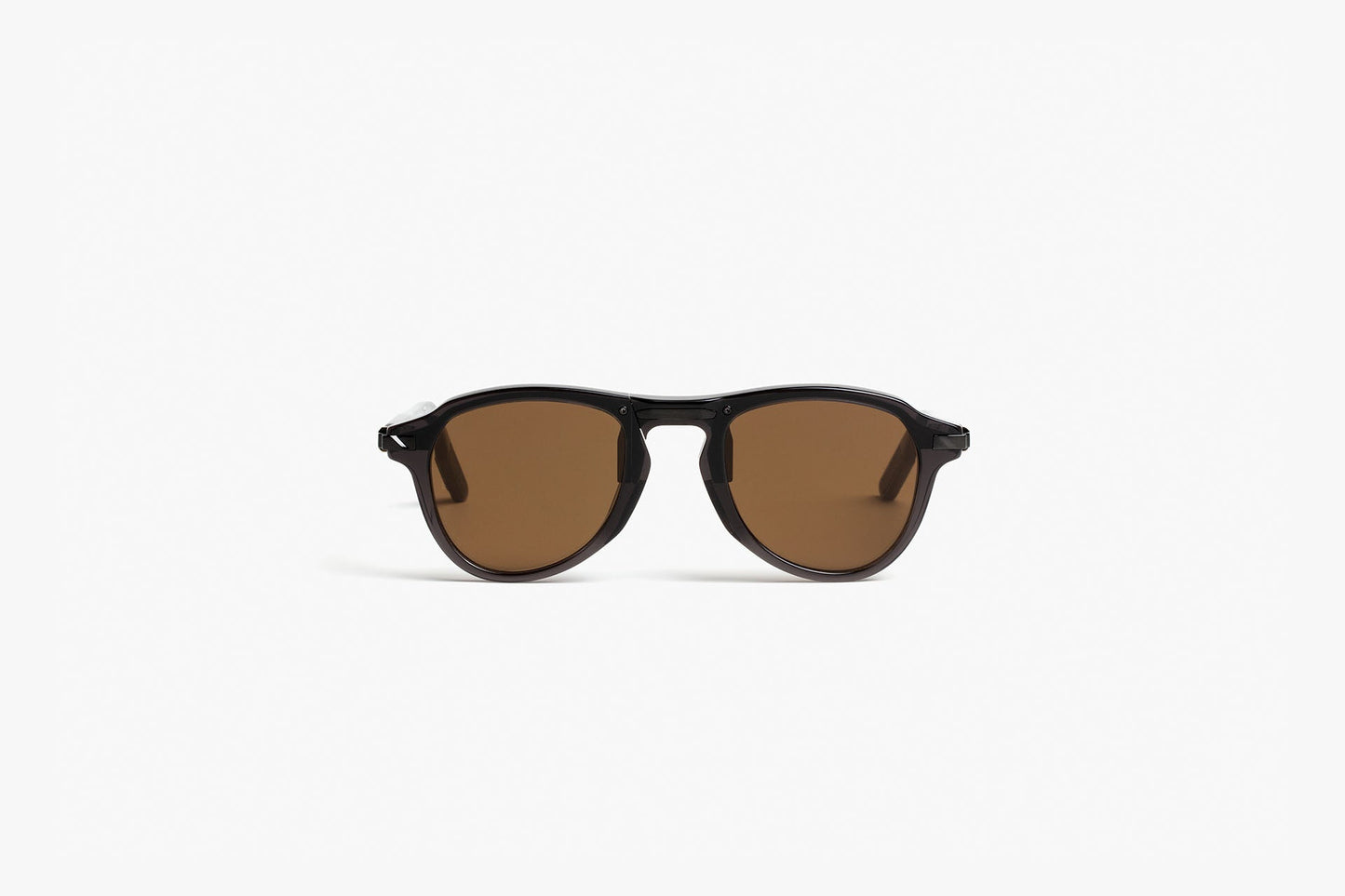 Status 06-C1 Crystal Black with Brown Lenses