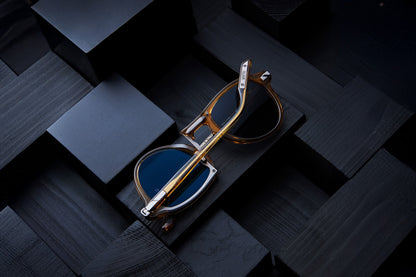 Status 06-C3 Crystal Honey with Polar Blue Lenses