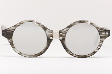 STRANGER THAN FICTION -  SMOKEY CRYSTAL DALLOZ SILVER MIRROR LENSES