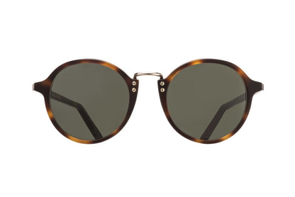 THE GREAT GATSBY II - DARK HAVANA ZEISS GREEN TINT LENSES