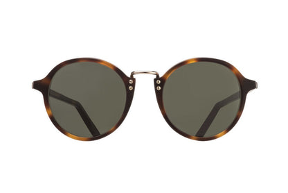 THE GREAT GATSBY II - DARK HAVANA ZEISS GREEN TINT LENSES