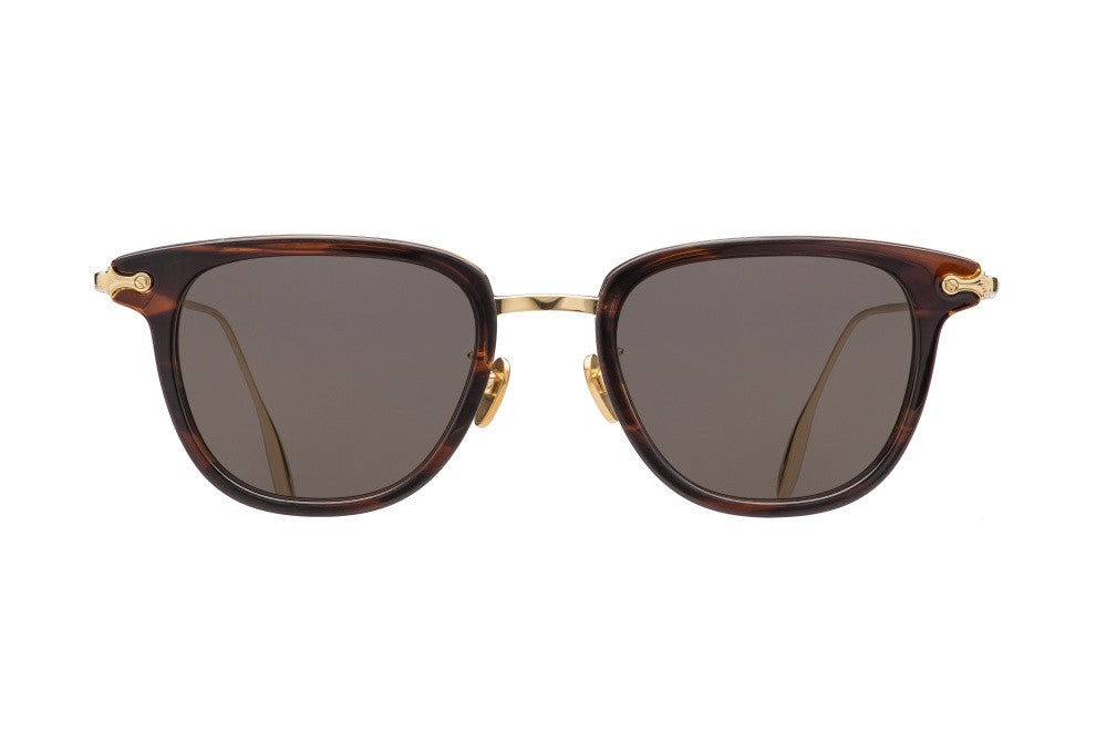 TORSO - BRANDY HAVANA DALLOZ FLAT GOLD MIRROR LENSES