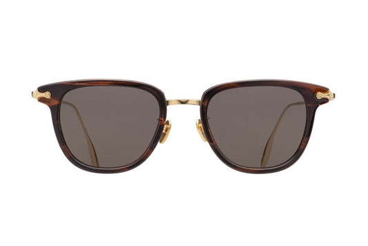 TORSO - BRANDY HAVANA DALLOZ FLAT GOLD MIRROR LENSES