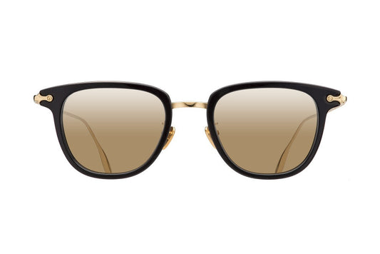 TORSO - BLACK PURE GOLD DALLOZ FLAT GOLD MIRROR LENSES