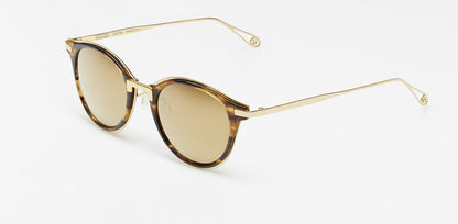 TOKYO STORY - SMOKEY HAVANA DALLOZ GOLD MIRROR LENSES