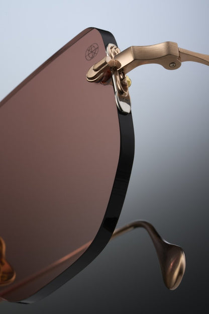 Moon - Brushed Rose Gold